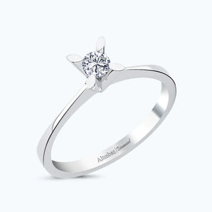 0.21 ct Solitär Diamantring