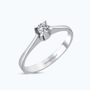 0.31 ct Solitär Diamantring