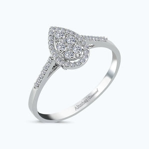 0.21 ct Diamantring