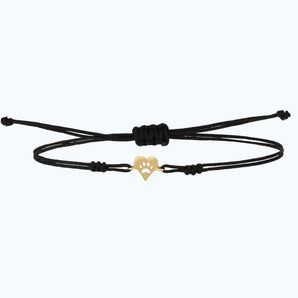 Hertz Gold Kordelarmband