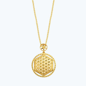 22K Goldkette Lebensbaum
